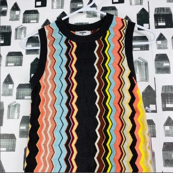 Missoni x Target XXO NWT Girls’ Chevron sleeveless dress - Picture 2 of 5